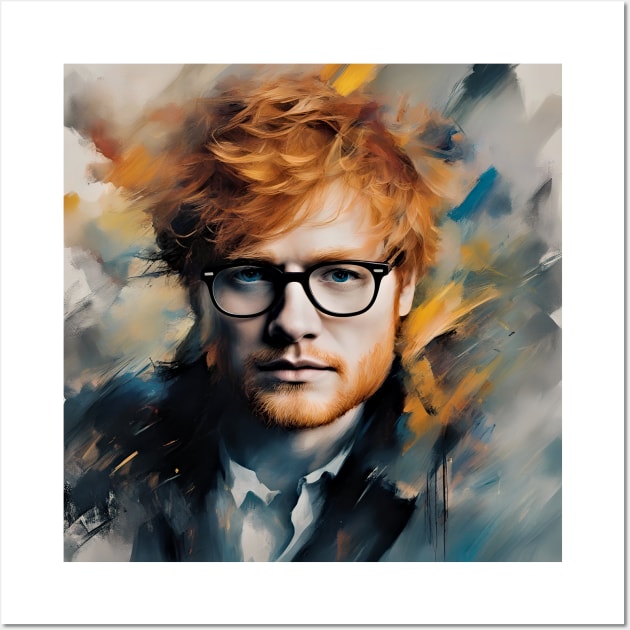 character of Ed Sheeran Wall Art by bogfl